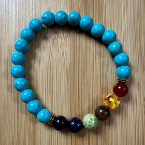 Turquoise chakra bracelet